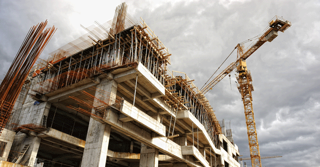 Queda na construção é mais acentuada nos edifícios não residenciais