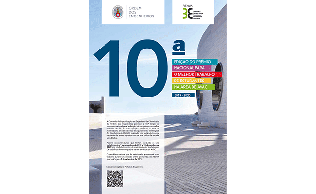 Ordem dos Engenheiros volta a premiar melhor trabalho de estudantes na área de AVAC