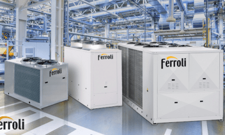 Chillers e bombas de calor aerotérmicas Ferroli, de média e alta potência, para usos centralizados