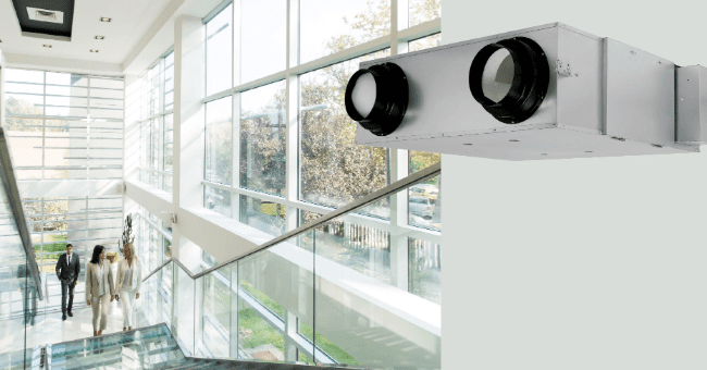 Panasonic série ZY: ventilação com sistema avançado de recuperação de energia