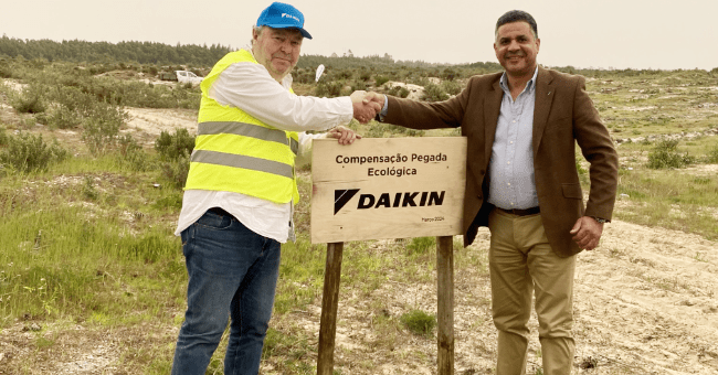 Daikin dá mais um passo à neutralidade carbónica com a plantação de 2000 árvores nas dunas de Cantanhede
