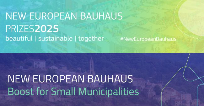 Candidaturas abertas para os prémios Novo Bauhaus Europeu e NEB Boost até 14 de Fevereiro