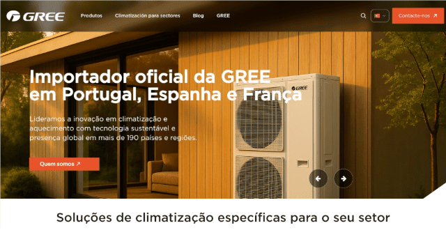 GREE lança novo website e reforça a sua presença digital em Portugal