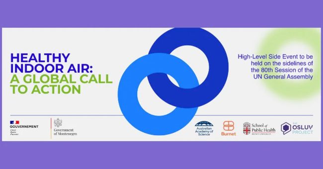 Evento nas Nações Unidas dá palco à qualidade do ar interior