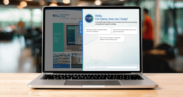 Guardian Glass lança CLARIA™, o assistente com tecnologia de IA