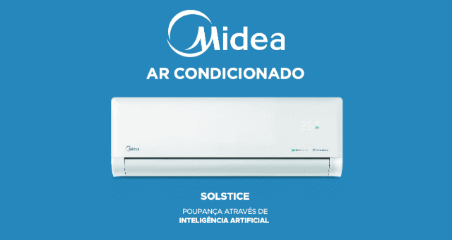 Split Tipo Mural Midea Solstice: Inteligência Artificial para maior conforto e elevada eficiência energética